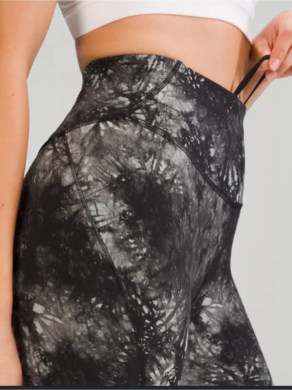 Lululemon Base Pace High-Rise Tight 25" - Ink Vapor Ice Grey Multi